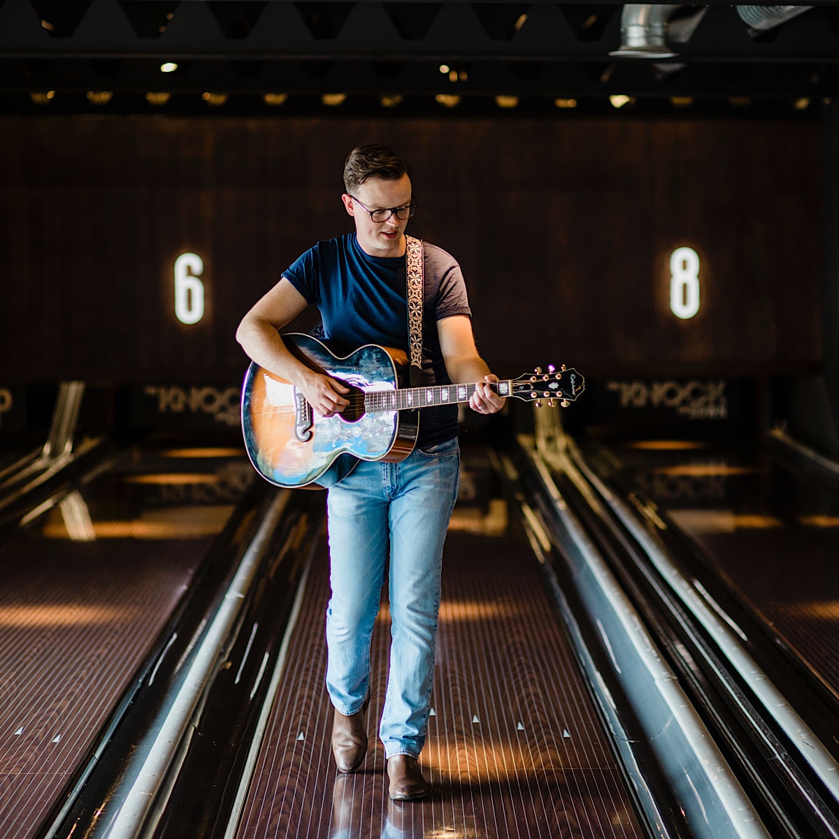 Nathan Carter performing at The British Country Music Festival