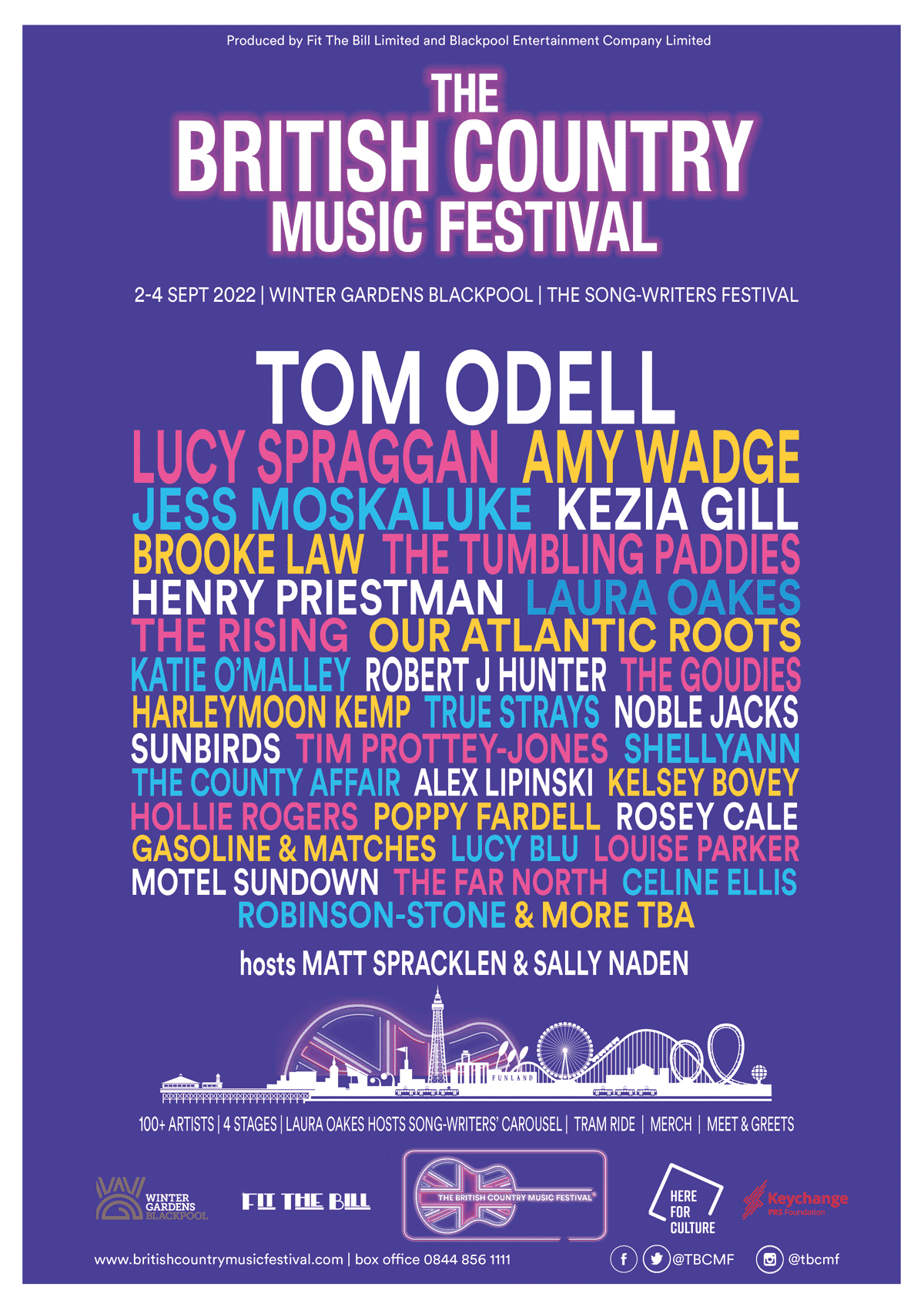 TBCMF-A3-POster-RGB-2022-V2 The British Country Music Festival 2022 Line-up Post
