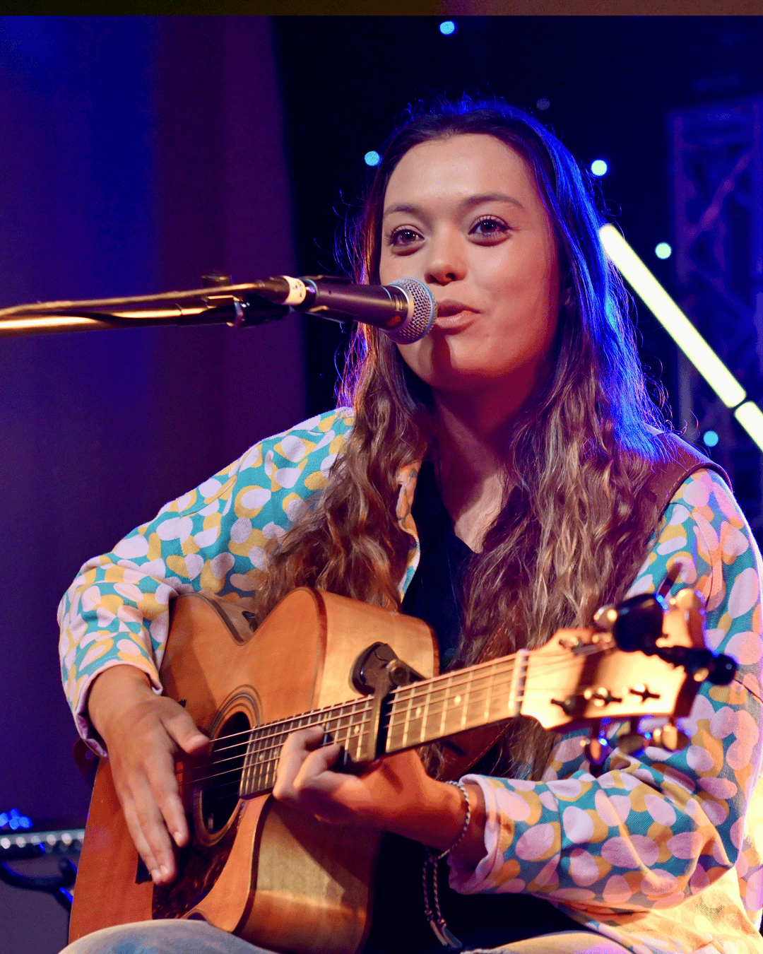 Kylie Price performing at The British Country Music Festival