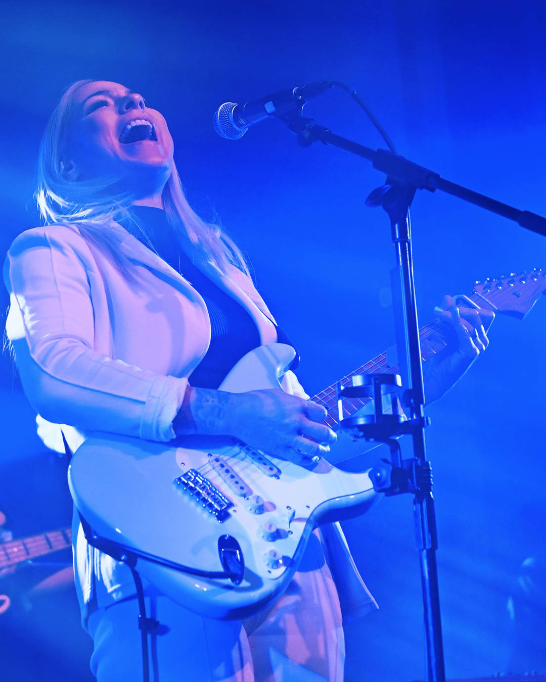 Lucy Spraggan enjoying Empress Ballroom Blackpool