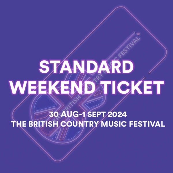 3 day Weekend Ticket 2024 for The British Country Music Festival