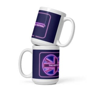 TBCMF White glossy mug