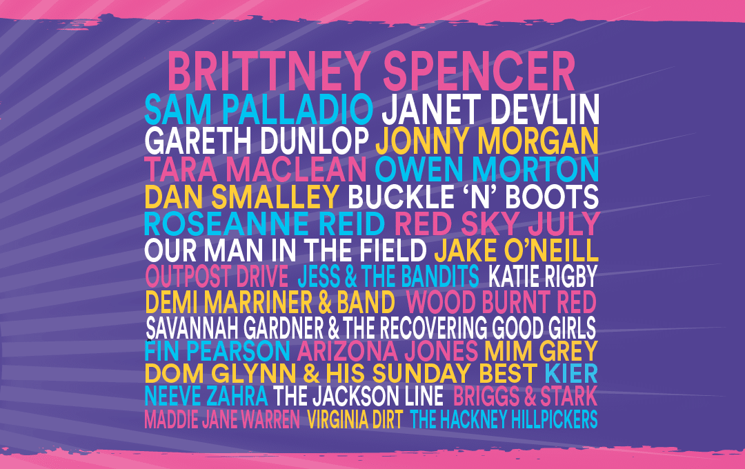 The British Country Music Festival 2025 Line-Up, Headlienrs Brittney Spencer, Sam Palladio, Janet Devlin